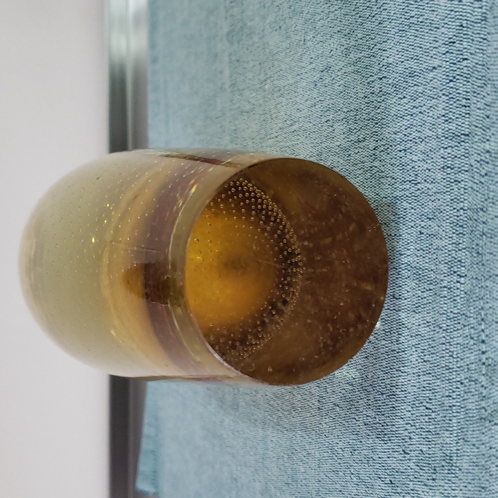 Vintage glass vase with pattern - Picture 5 of 6